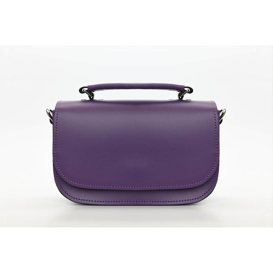 Aura Handmade Leather Bag - Purple  