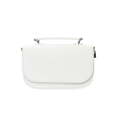 Aura Handmade Leather Bag - White  