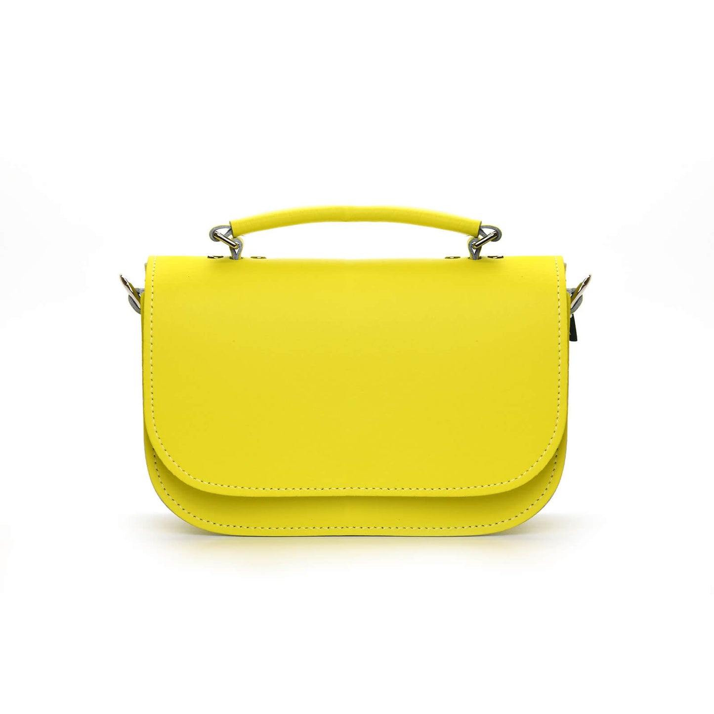 Aura Handmade Leather Bag - Daffodil Yellow  