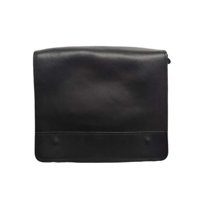 Men's Leather Tannery Messenger - Black  