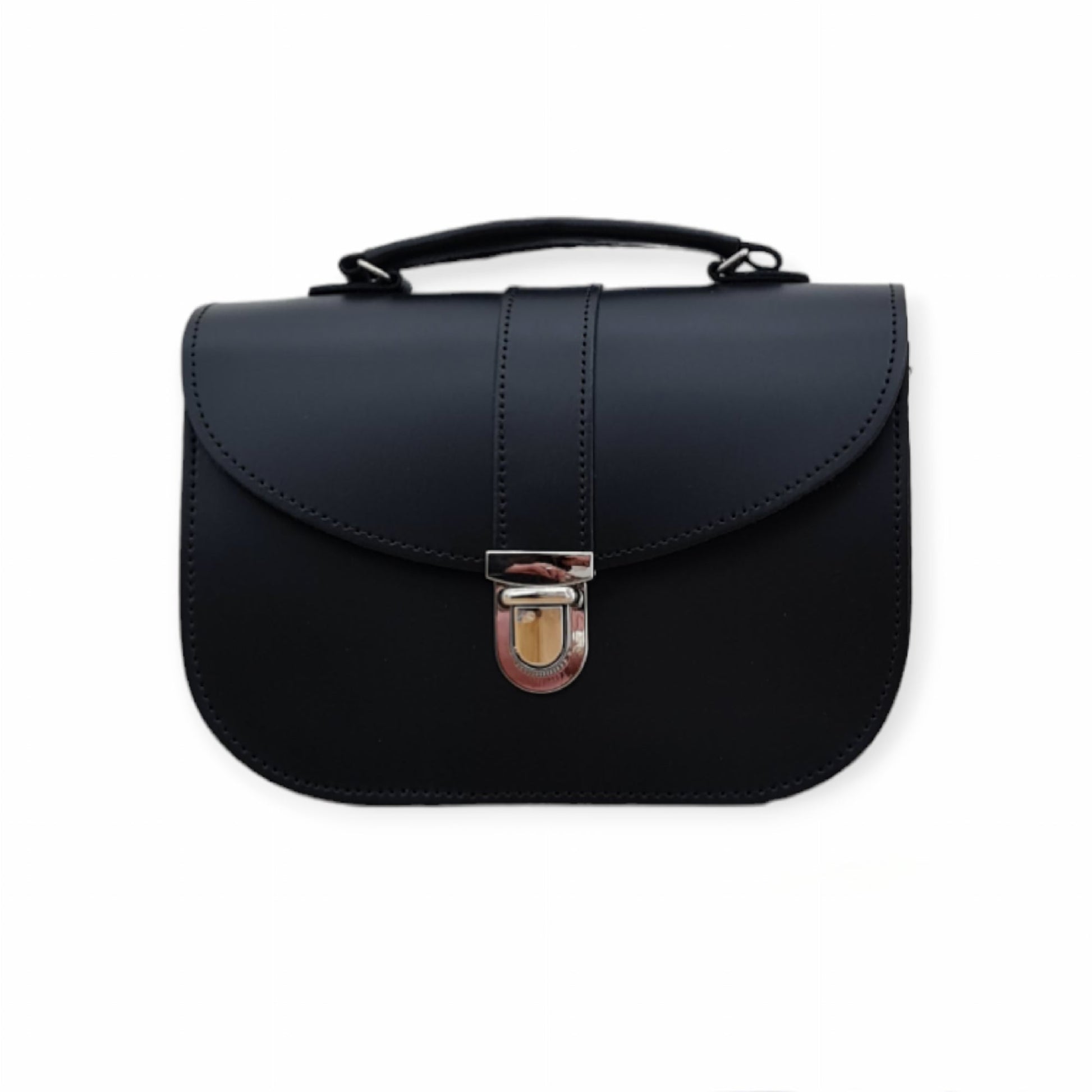 Olympia Handmade Leather Bag - Black  