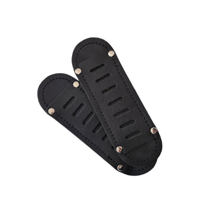 Men's Leather Tannery Backpack - Black  