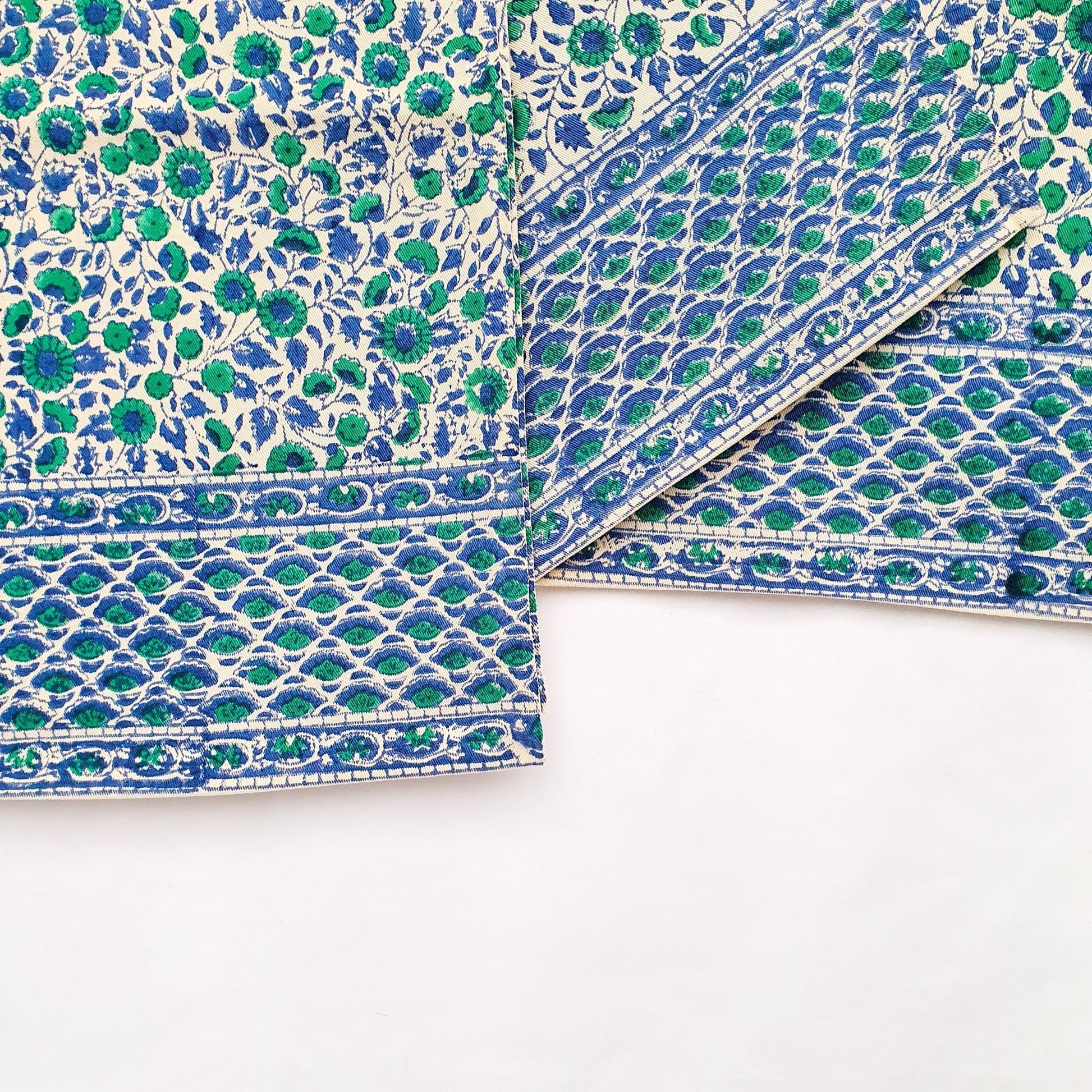 Block-printed organic cotton placemats (set of 2)  