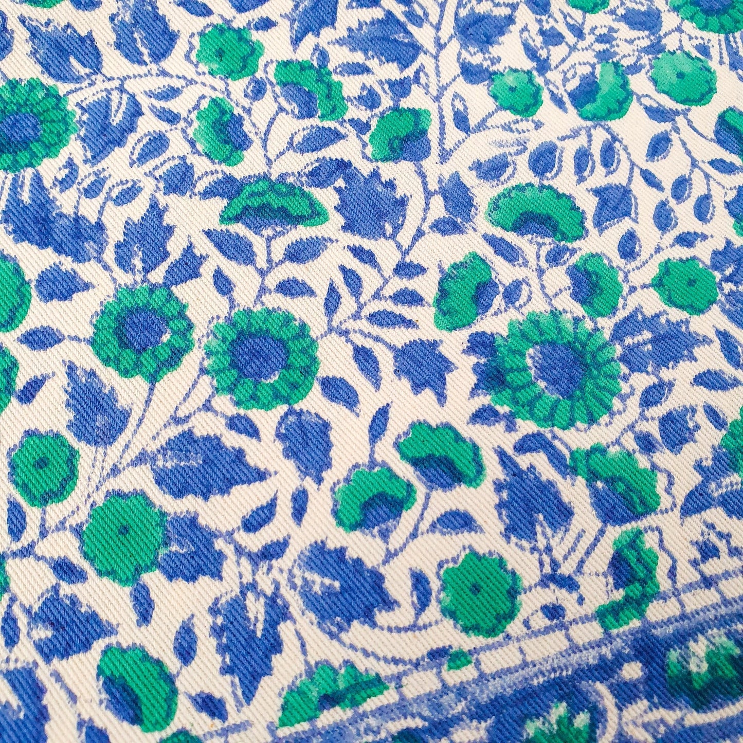 Block-printed organic cotton placemats (set of 2)  