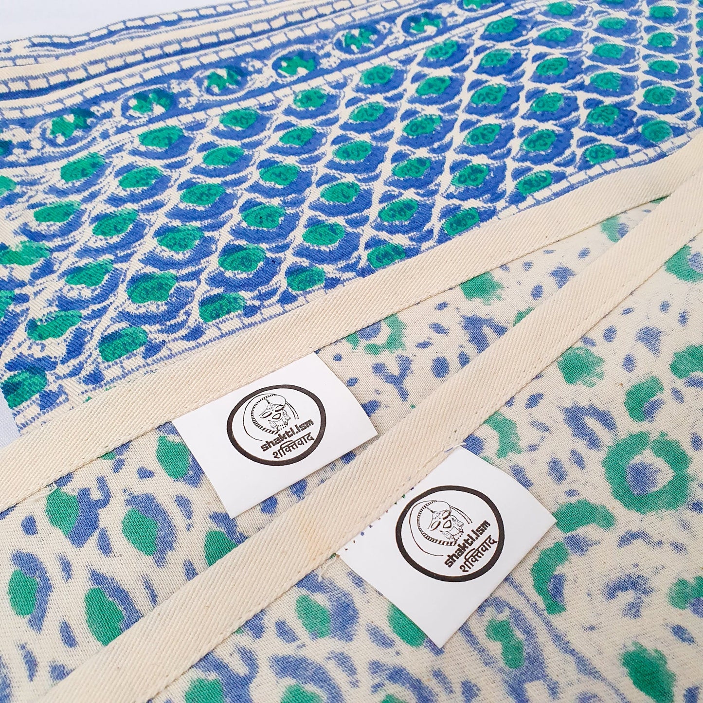 Block-printed organic cotton placemats (set of 2)  