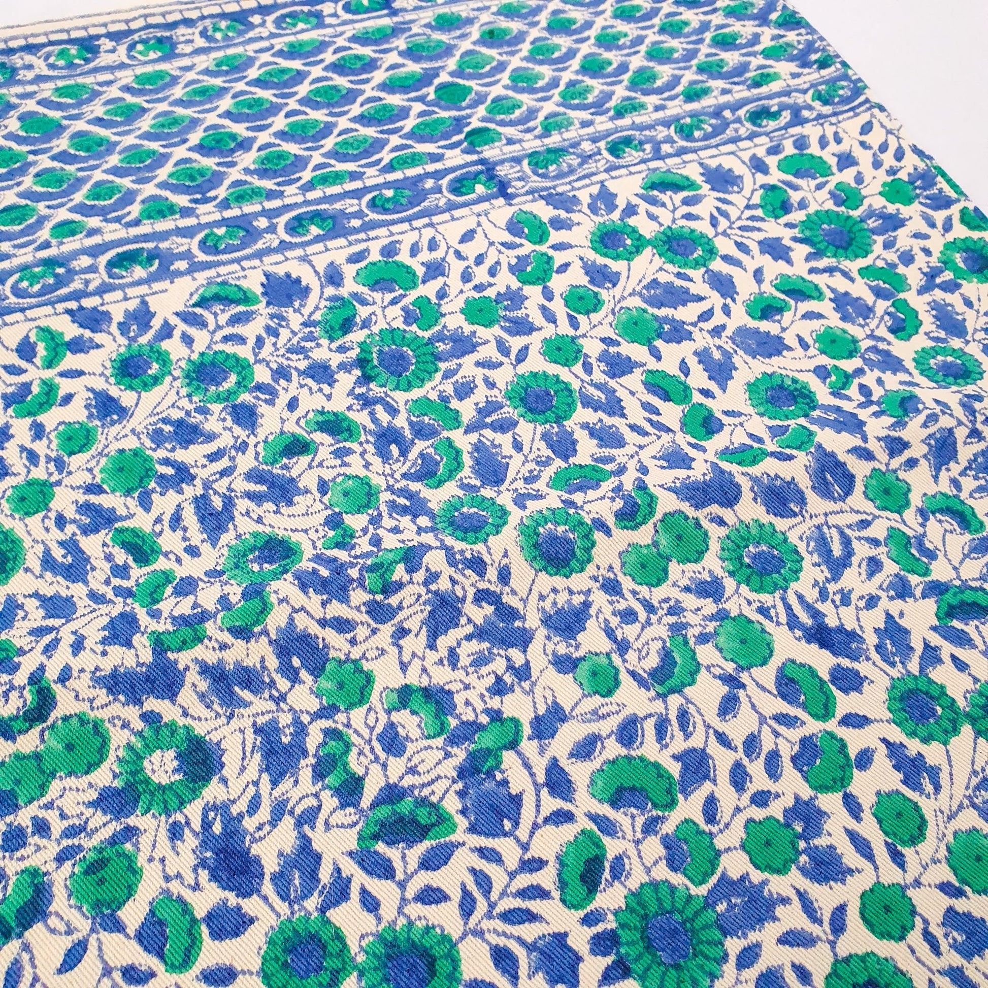 Block-printed organic cotton placemats (set of 2)  