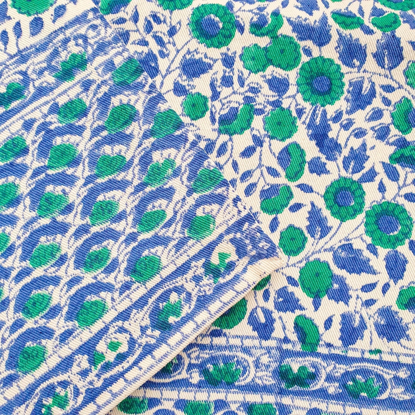 Block-printed organic cotton placemats (set of 2)  