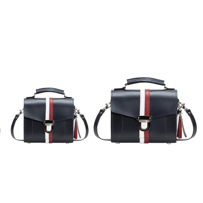 Handmade Leather Sugarcube Handbag - British Edit