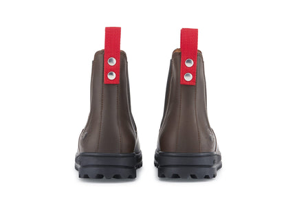 Busby Women's Winter Chelsea Boot, Brown Leather  