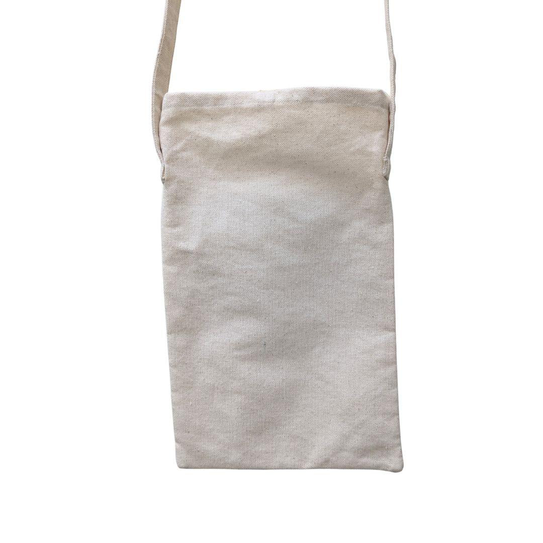 Handmade Fold-over Cotton Canvas Crossbody Sling Bag  