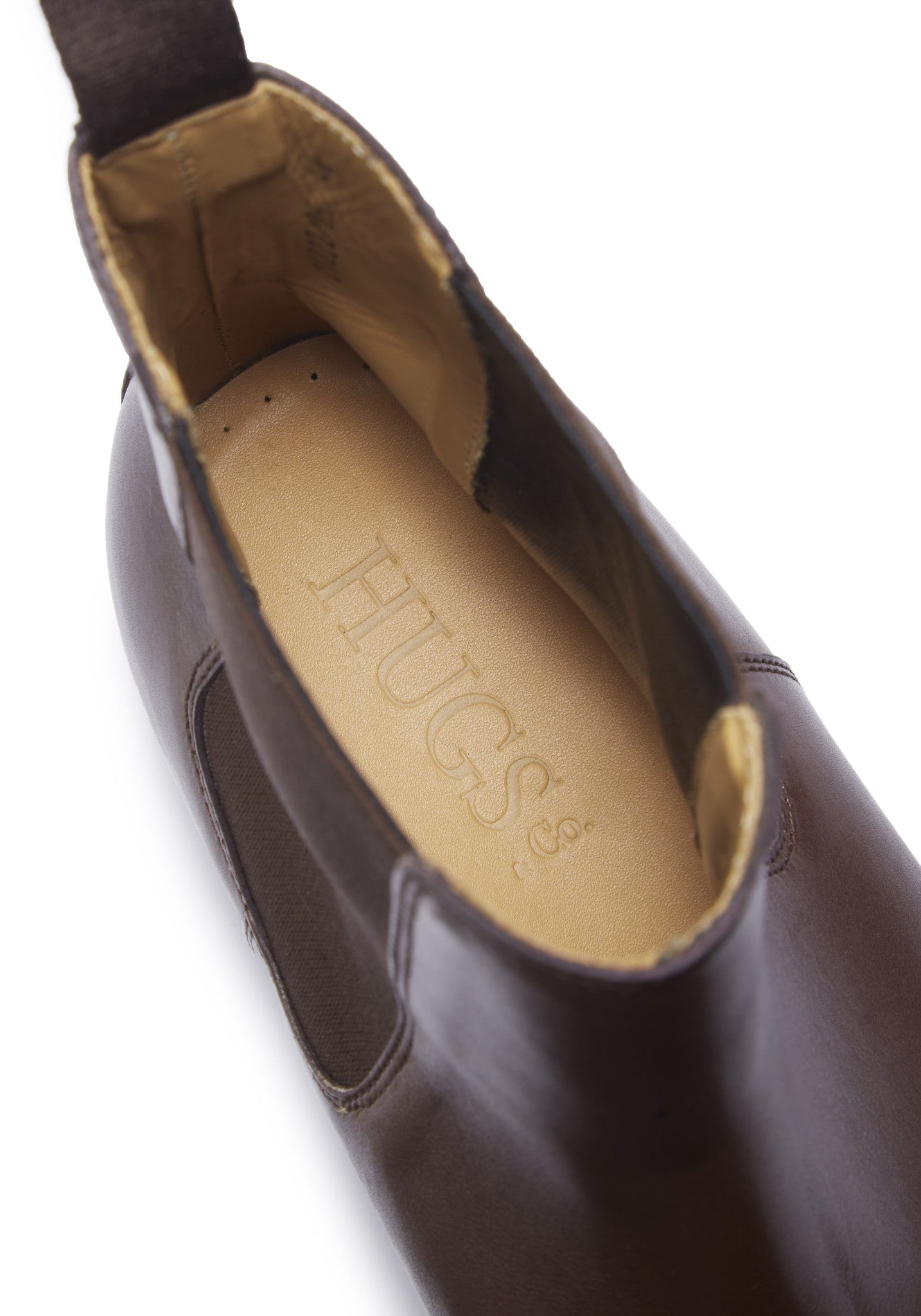 Brown Leather Chelsea Boots, Welted Leather Sole  