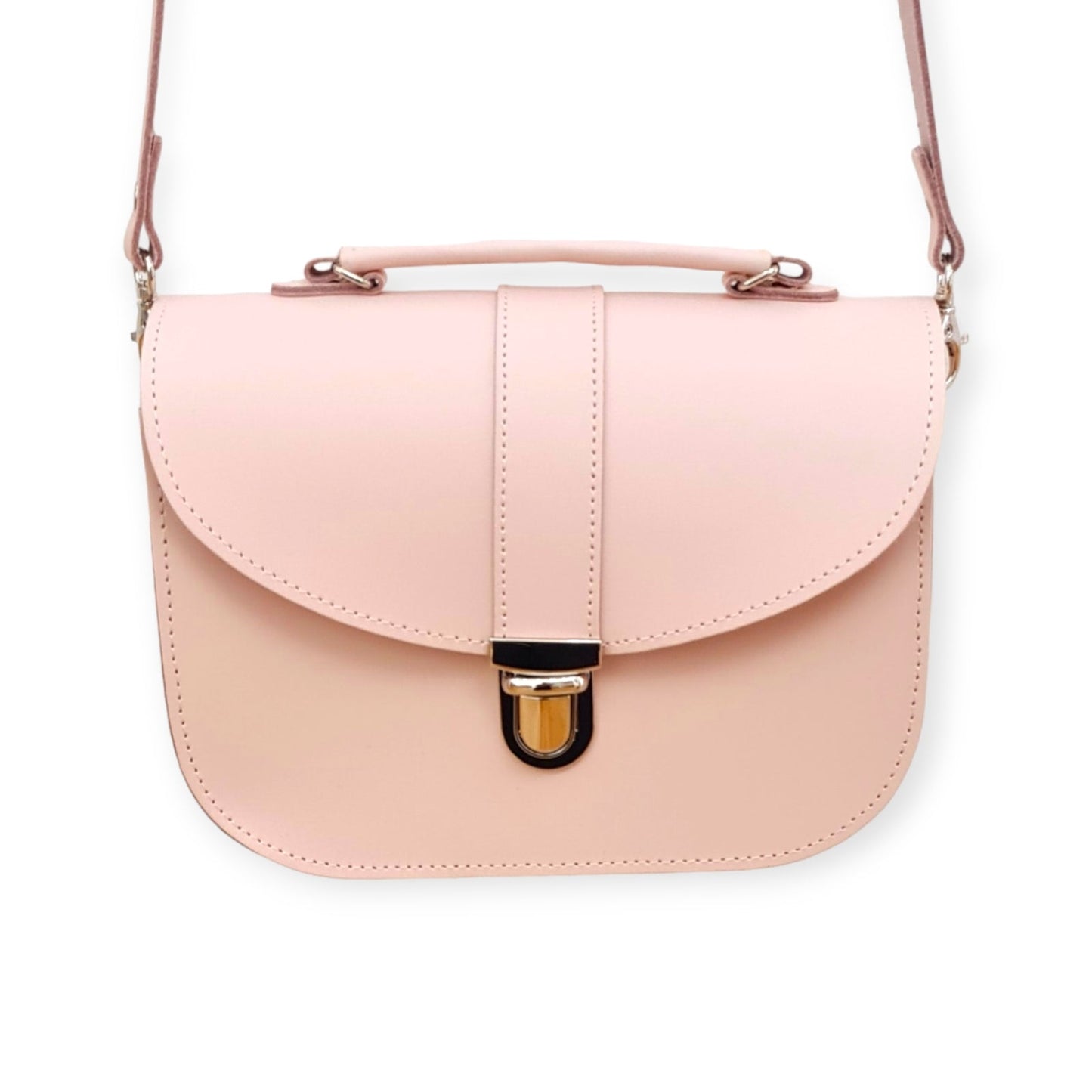 Olympia Handmade Leather Bag - Cherry Blossom  