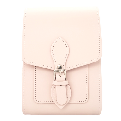 Handmade Leather Festival Phone Bag - Cherry Blossom