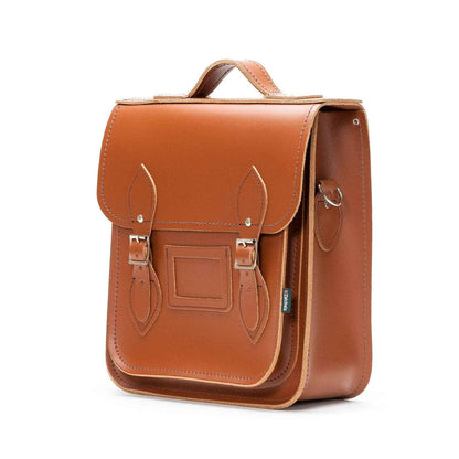 Handmade Leather City Backpack - Chestnut