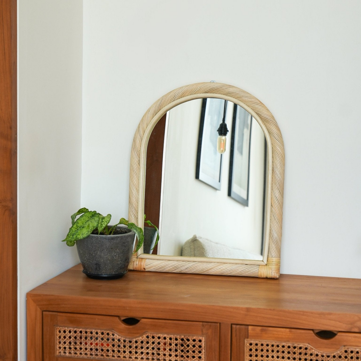 Citra Rattan Wall Mirror  