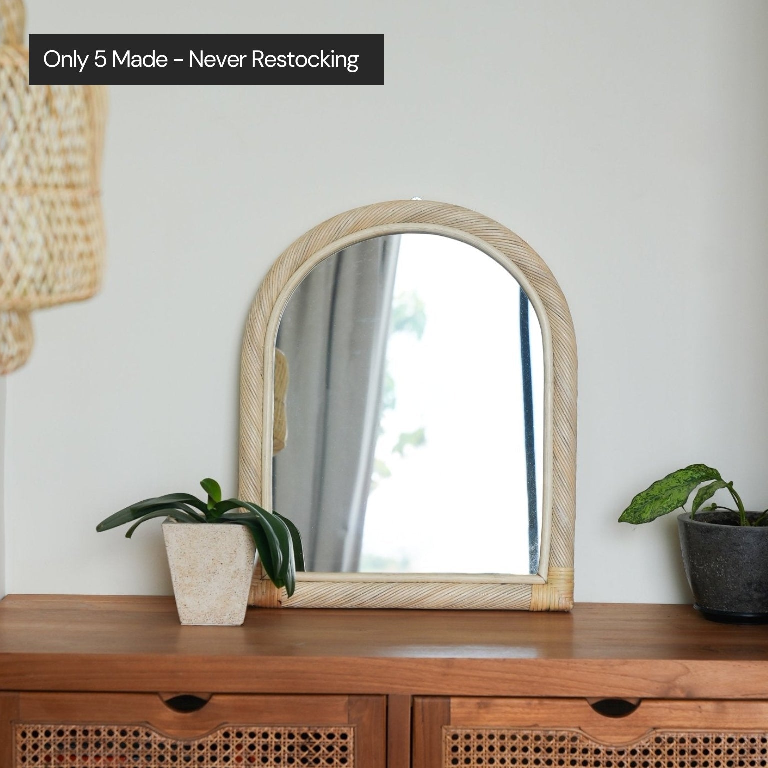 Citra Rattan Wall Mirror  