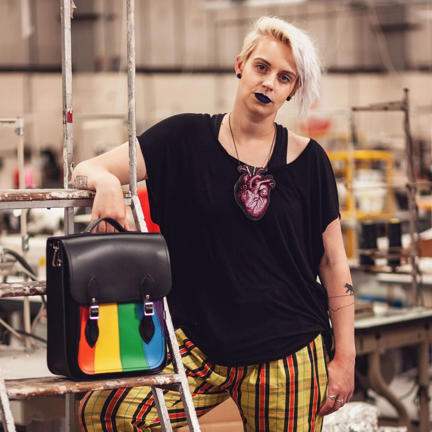 Handmade Leather City Backpack - Pride  