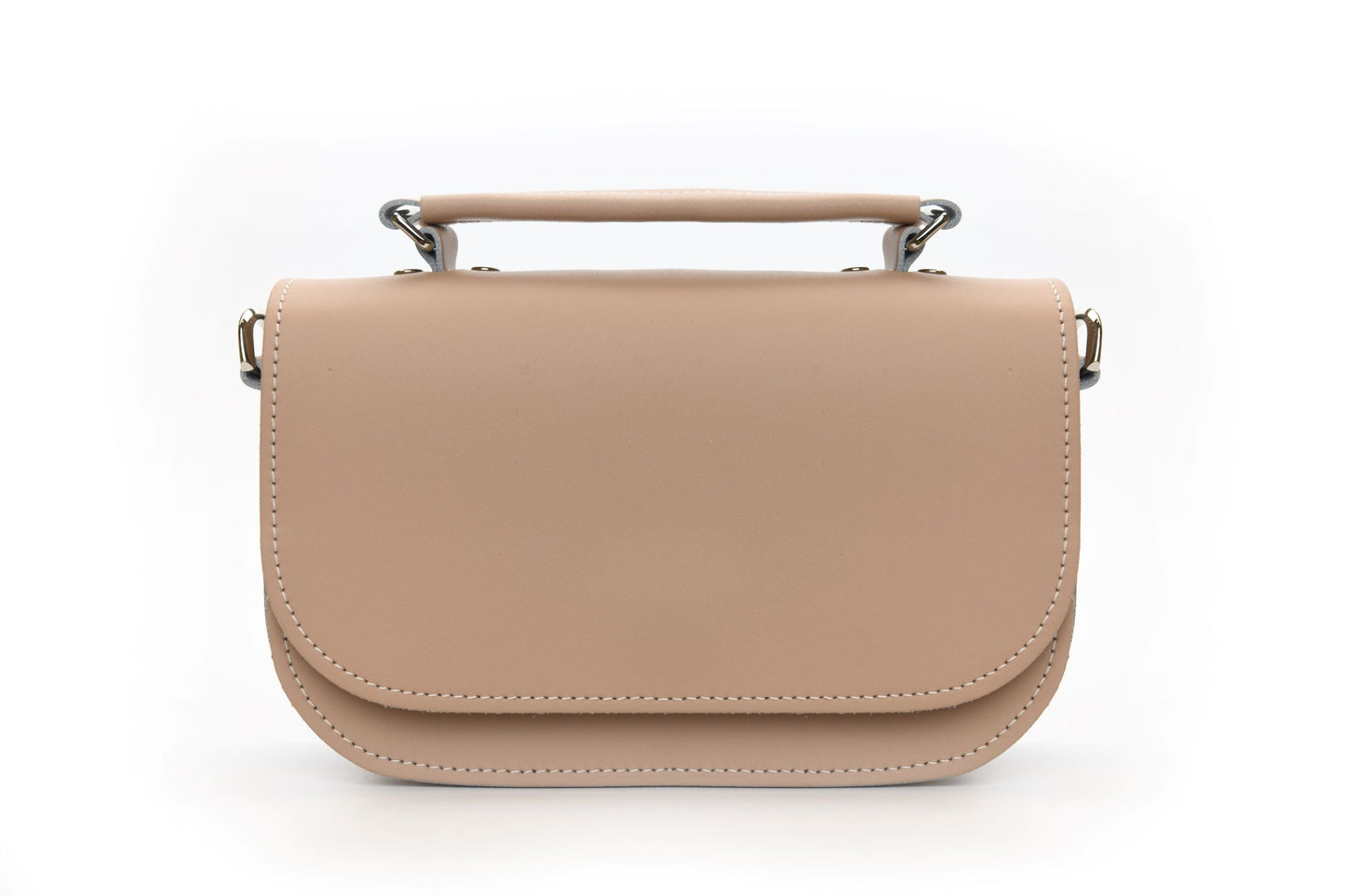 Aura Handmade Leather Bag - Iced Coffee  