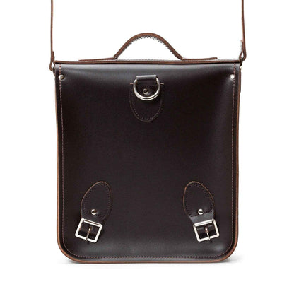 Handmade Leather City Backpack - Dark Brown
