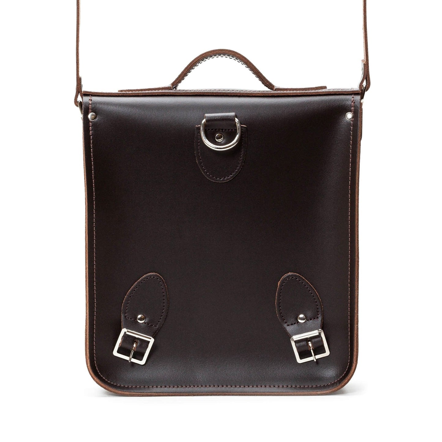 Handmade Leather City Backpack -Dark Brown
