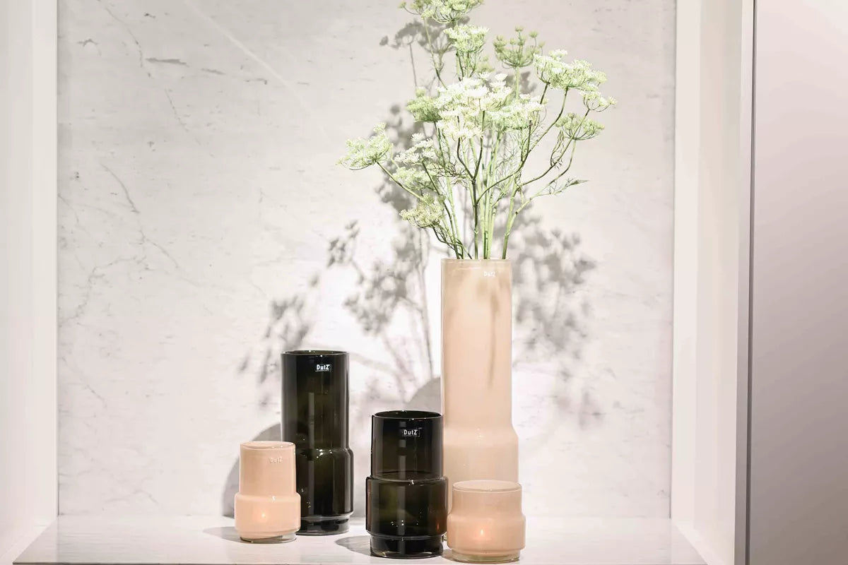 Glass Vase FENN - SMOKE