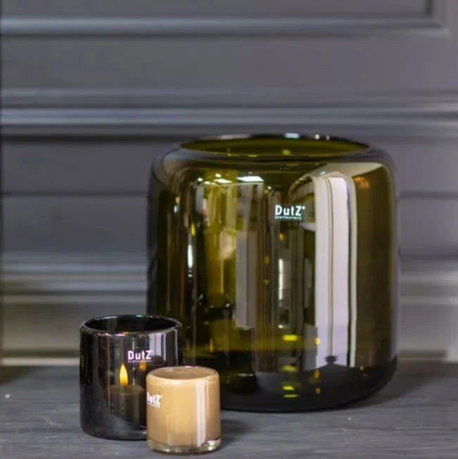 Handmade Flower Vase MAZURKA - Petrol  