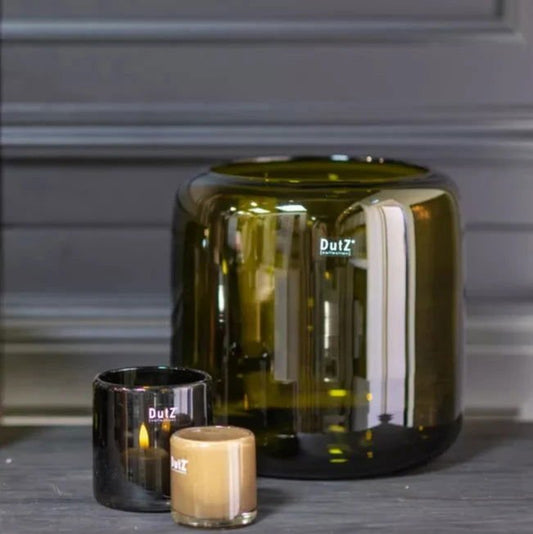 Handmade Flower Vase MAZURKA - Petrol  