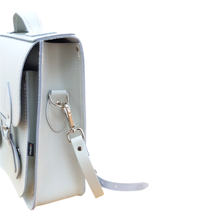 Handmade Leather City Backpack - Eggshell  