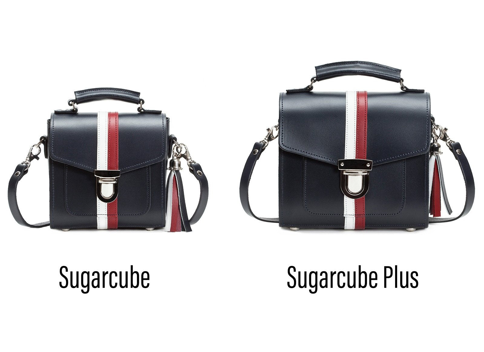 Handmade Leather Sugarcube Handbag - British Edit  