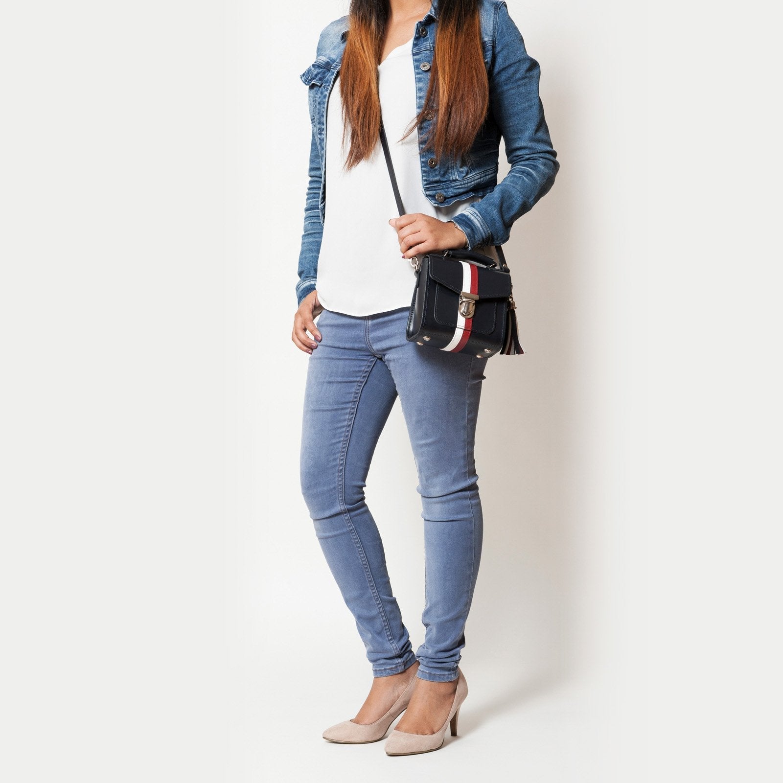 Handmade Leather Sugarcube Handbag - British Edit  