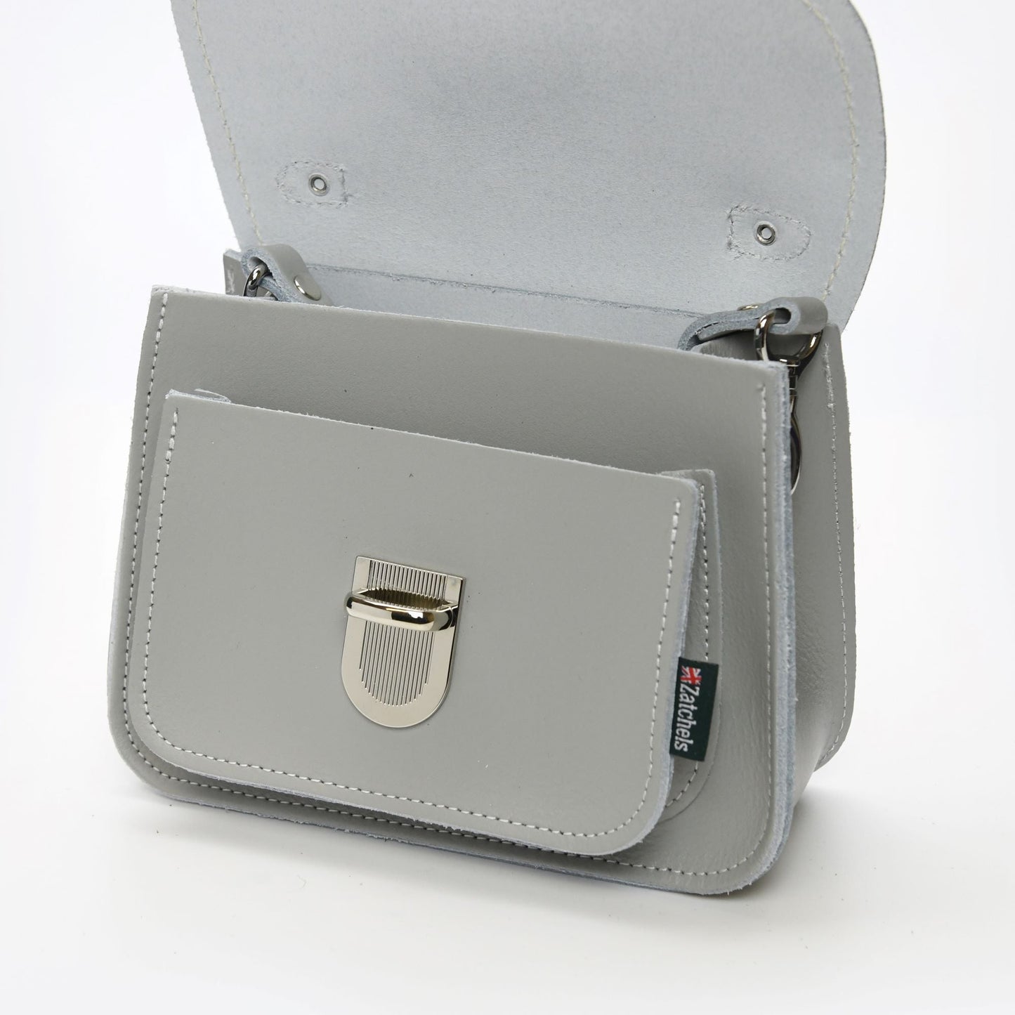 Luna Handmade Leather Bag - Ghost  