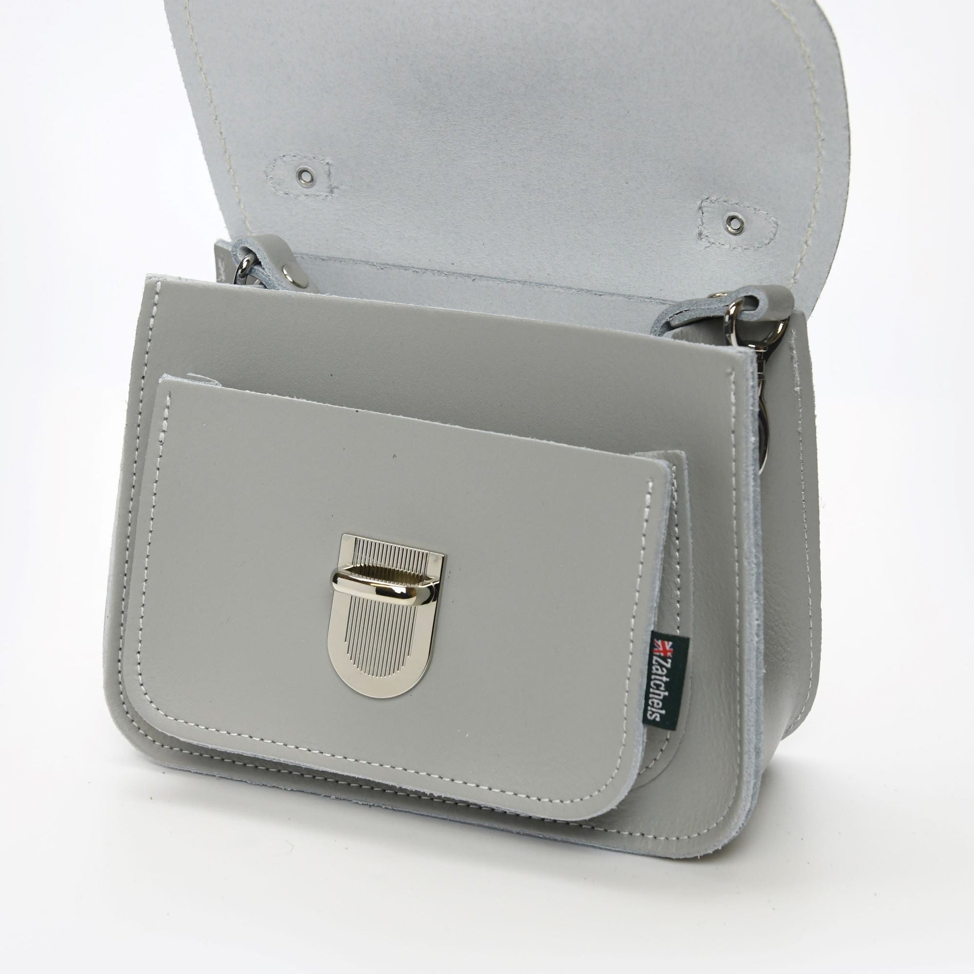 Luna Handmade Leather Bag - Ghost  