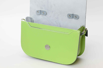 Aura Handmade Leather Bag Grass Green