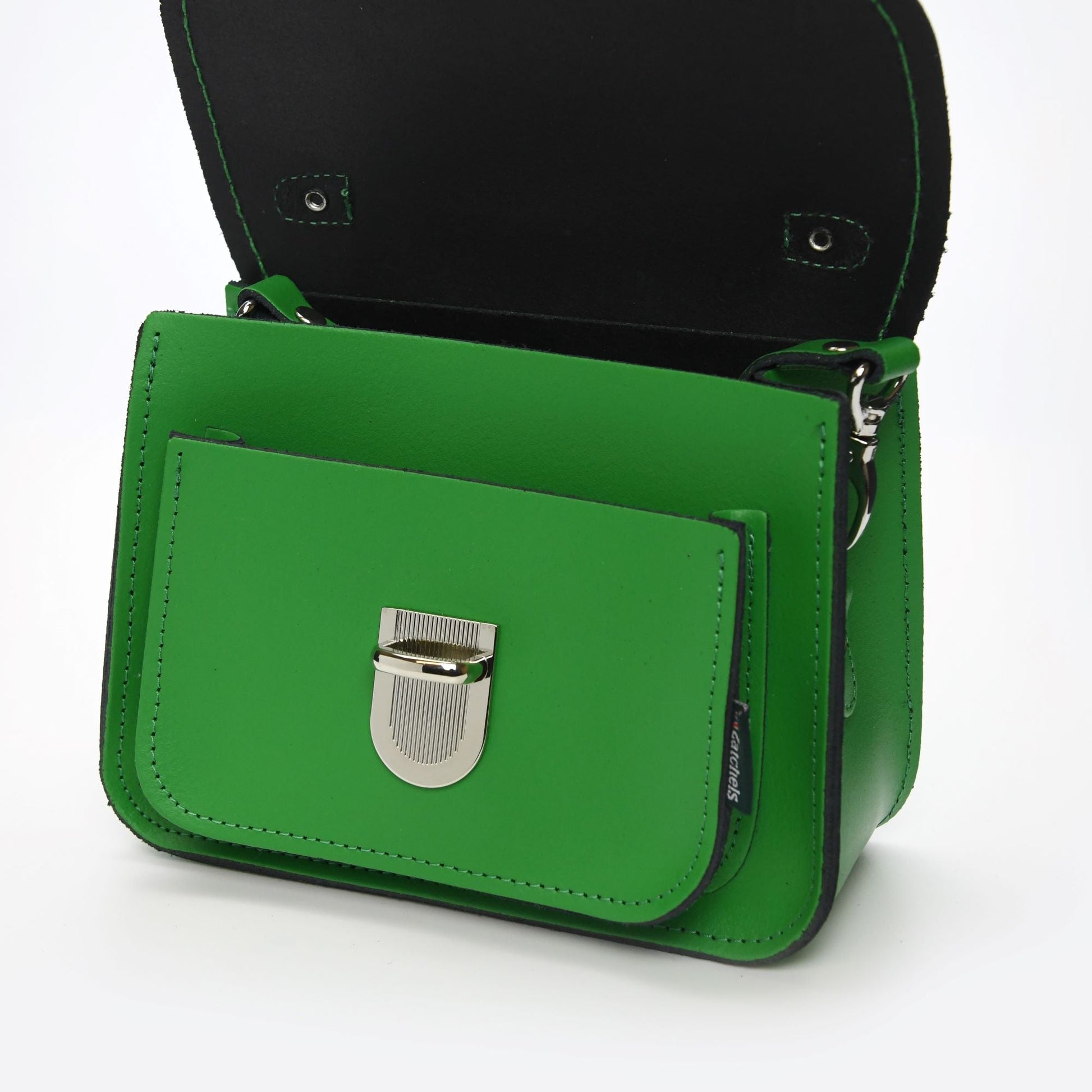 Luna Handmade Leather Bag - Green  