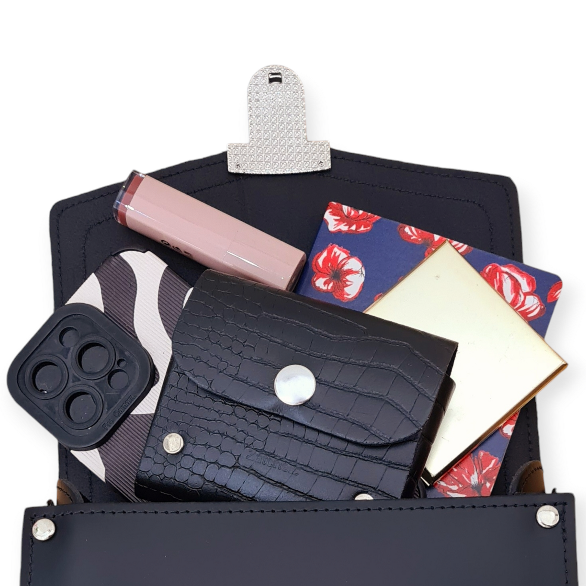 Harmony Handmade Leather Sugarcube Plus Handbag - Hot Fuchsia -Pink  