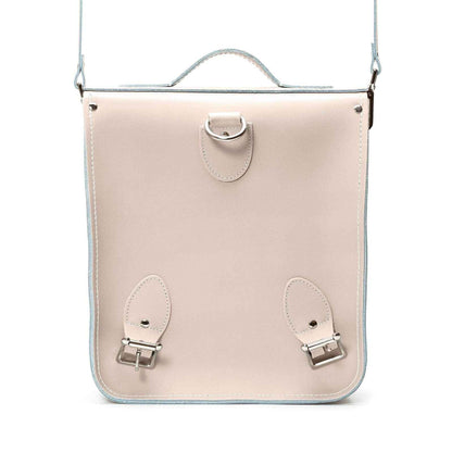 Handmade Leather City Backpack - Iced Coffee