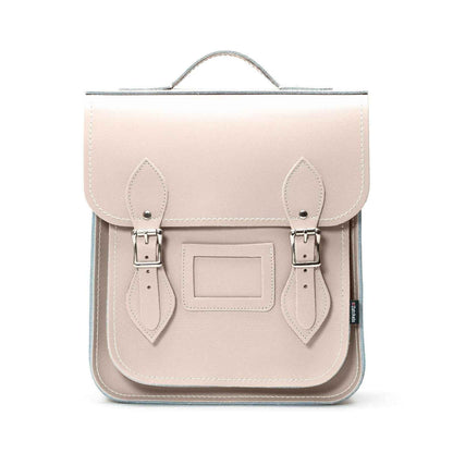 Handmade Leather City Backpack - Iced Coffee