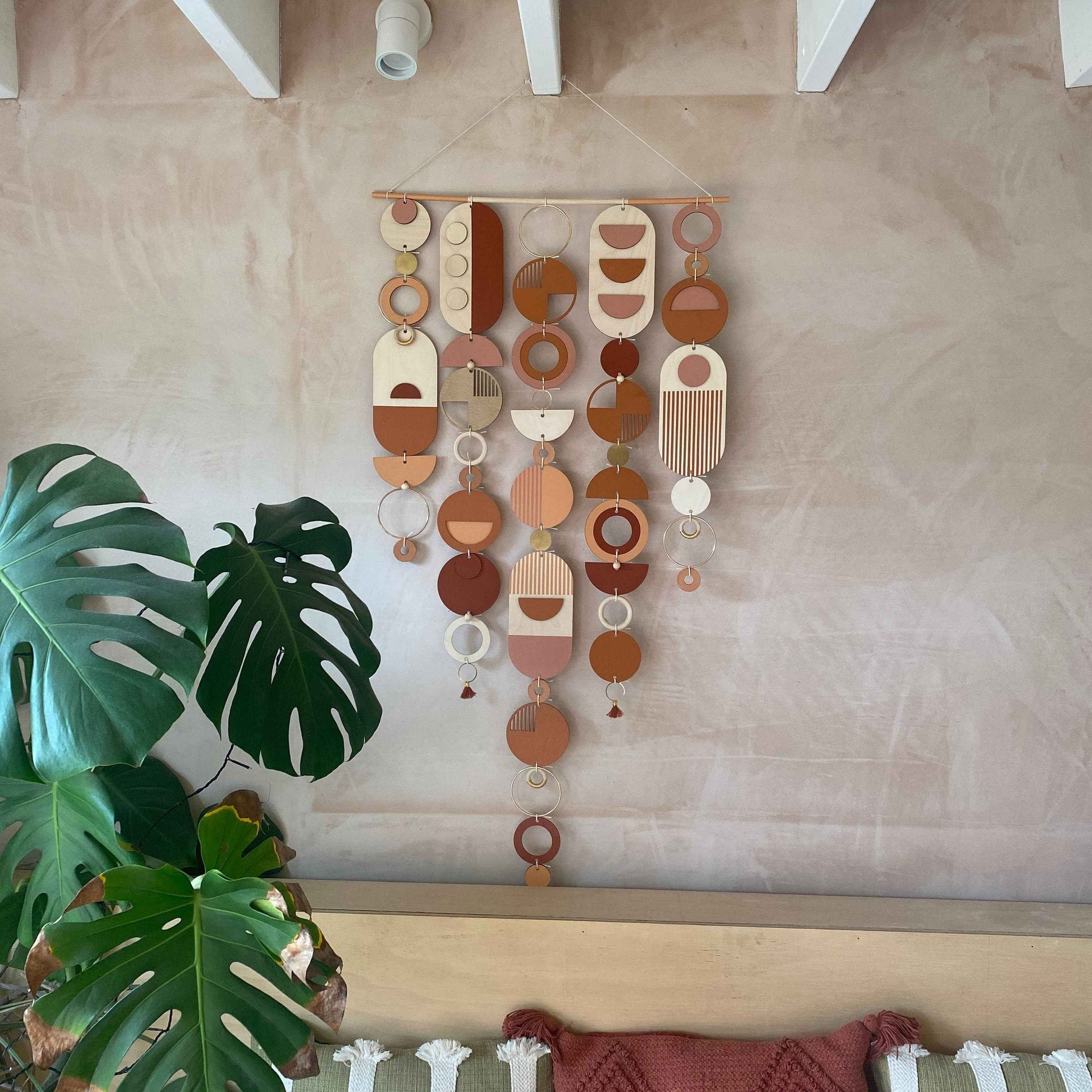 Large Modern Wall Art - Geometric Artwork - Minimal Home Decor - Large Centre Piece Art - Big Wall Tapestry