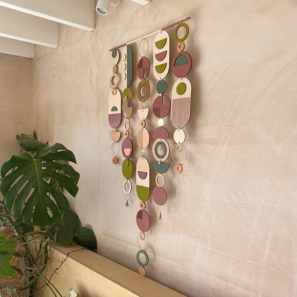 Eccentric Geometric Wall Art - Bohemian Wall Art - Large Centre Piece Art