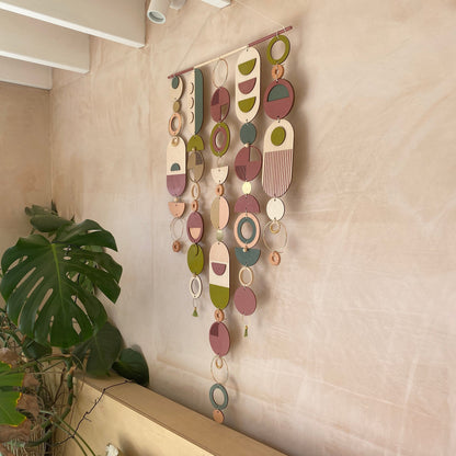 Eccentric Geometric Wall Art - Bohemian Wall Art - Large Centre Piece Art