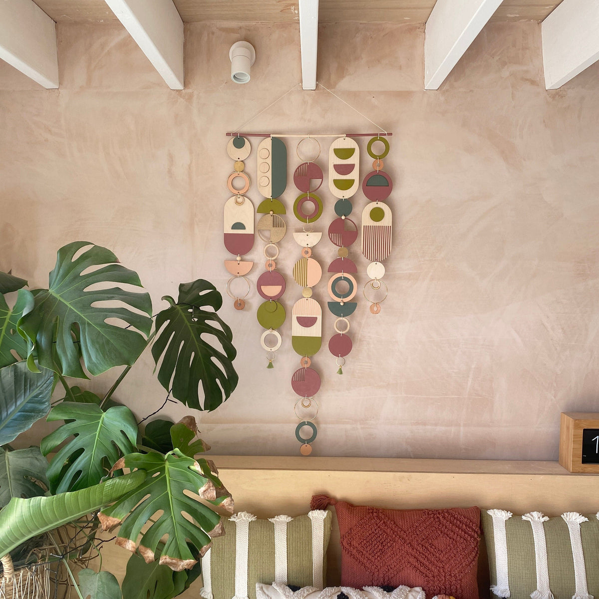 Eccentric Geometric Wall Art - Bohemian Wall Art - Large Centre Piece Art