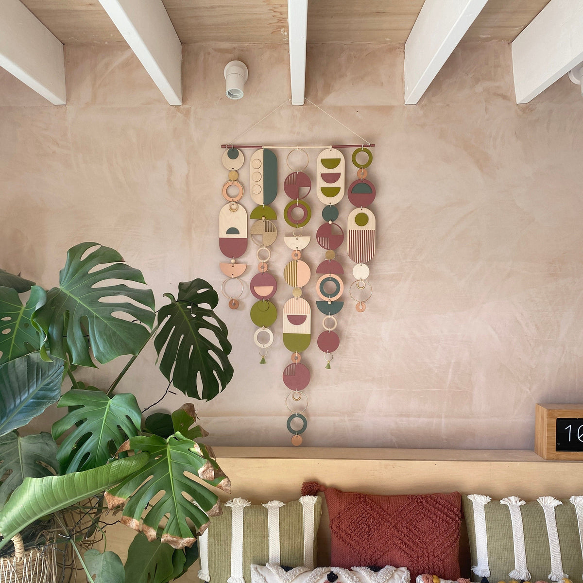 Eccentric Geometric Wall Art - Bohemian Wall Art - Large Centre Piece Art