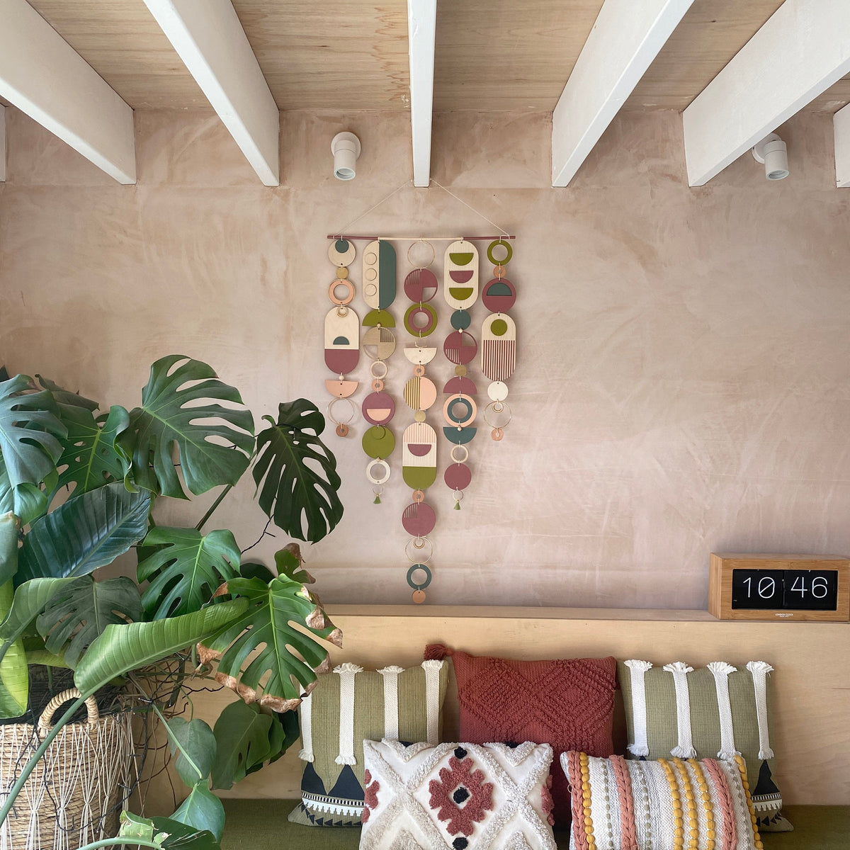 Eccentric Geometric Wall Art - Bohemian Wall Art - Large Centre Piece Art