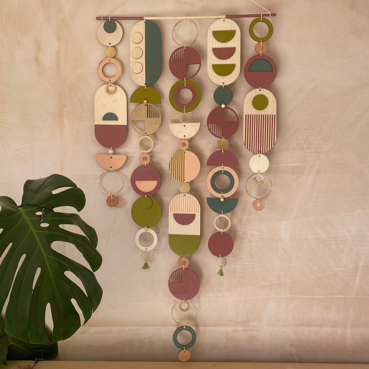 Eccentric Geometric Wall Art - Bohemian Wall Art - Large Centre Piece Art
