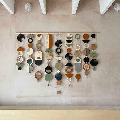 New Modern Geometric Wall Art - Minimal Home Decor- Large Centre Piece Art