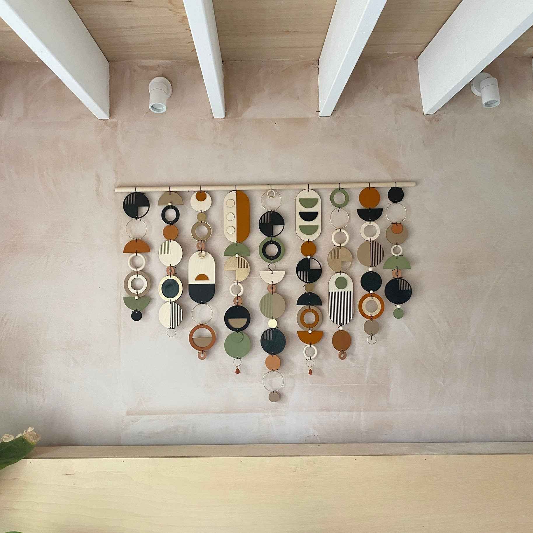 New Modern Geometric Wall Art - Minimal Home Decor- Large Centre Piece Art