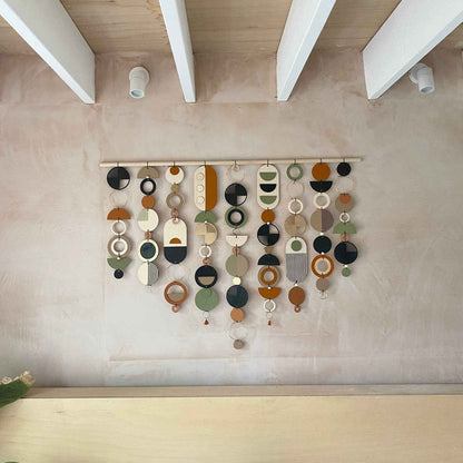 New Modern Geometric Wall Art - Minimal Home Decor- Large Centre Piece Art