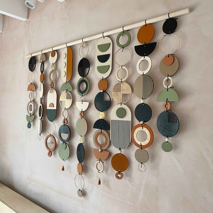 New Modern Geometric Wall Art - Minimal Home Decor- Large Centre Piece Art