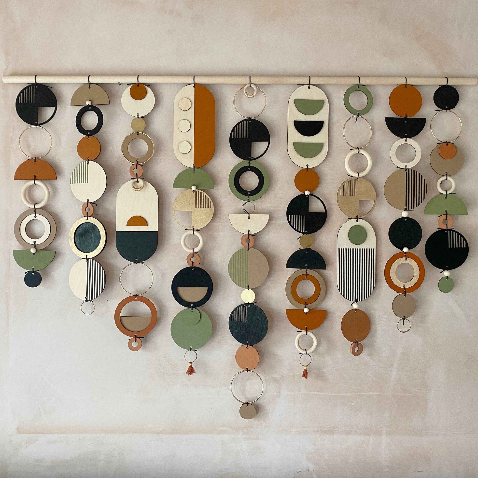 New Modern Geometric Wall Art - Minimal Home Decor- Large Centre Piece Art