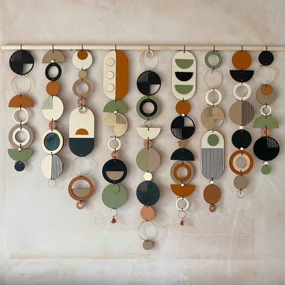 New Modern Geometric Wall Art - Minimal Home Decor- Large Centre Piece Art